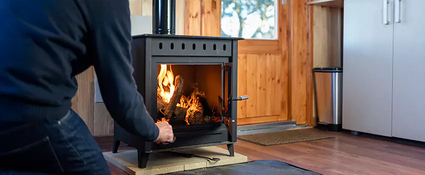 Open Hearth Wood Fireplace Installation in Pickering, ON