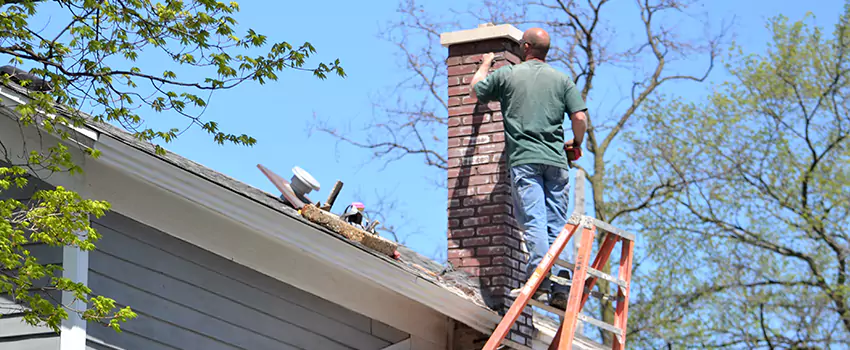 Vinyl and PVC Chimney Flashing Installation in Pickering, ON