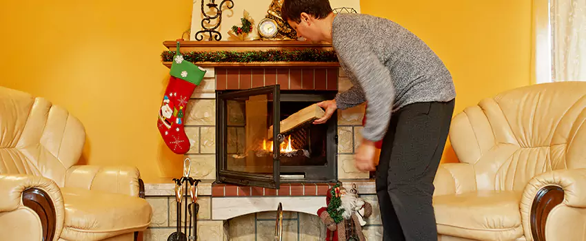 Rusted Metal Fireplace Restoration in Pickering, Ontario