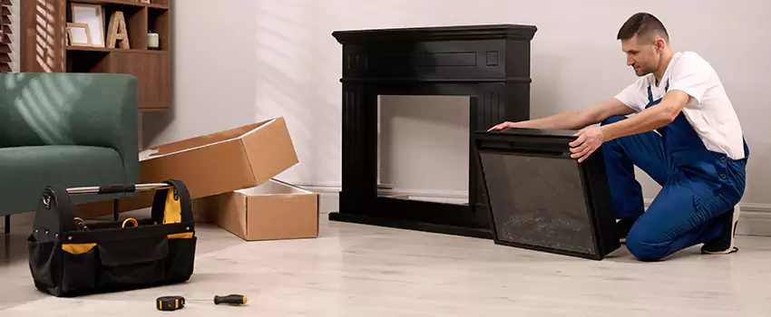 Old Rusted Metal Fireplace Repair And Replacement in Pickering, ON